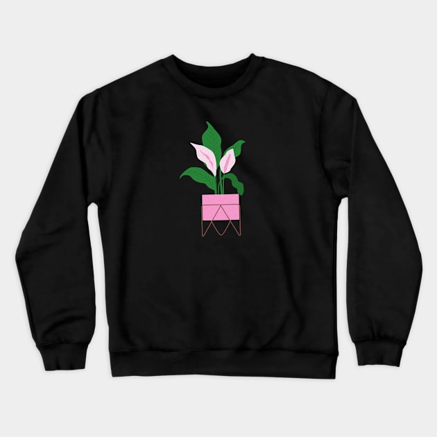 easily distracted by plants gardener Crewneck Sweatshirt by Feminist Vibes